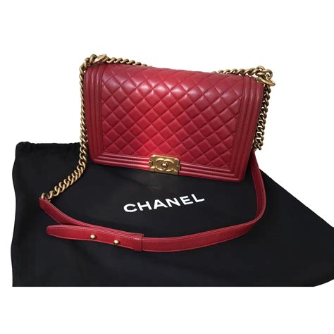 chanel boy bag small red|chanel boy bag second hand.